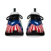 Psychedelic Stars & Stripes - Black Soles